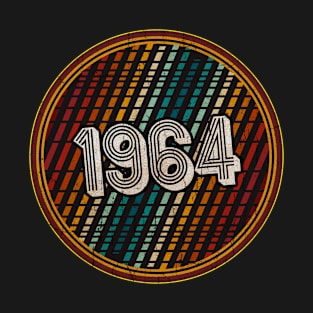 1964 - Circle Vintage Colorful T-Shirt