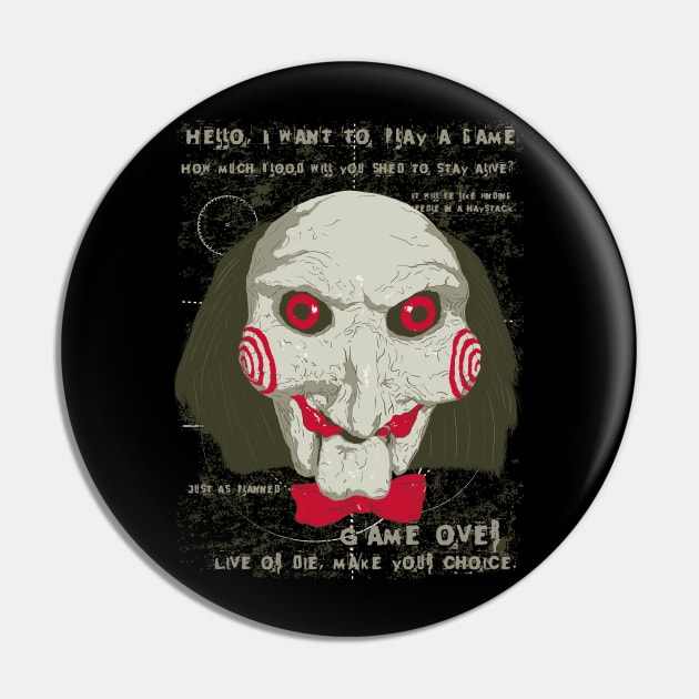 Jigsaw Pin by DarkChoocoolat