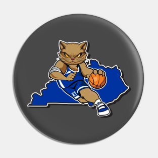 Kentucky Ballin' Cat Pin