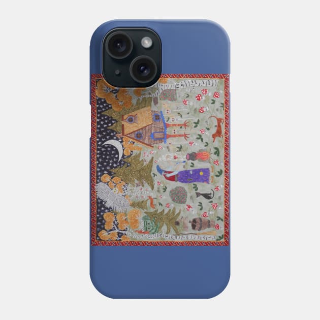 Baba Yaga’s Enchanted Forest Phone Case by DebiCady