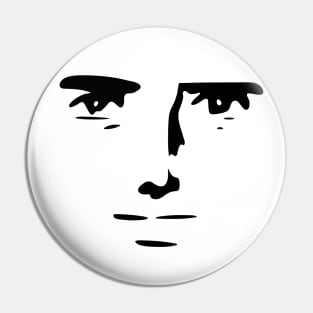 Meme Face Pin