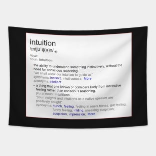 What is intuition ? Tapestry