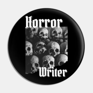 Horror Writer Pin