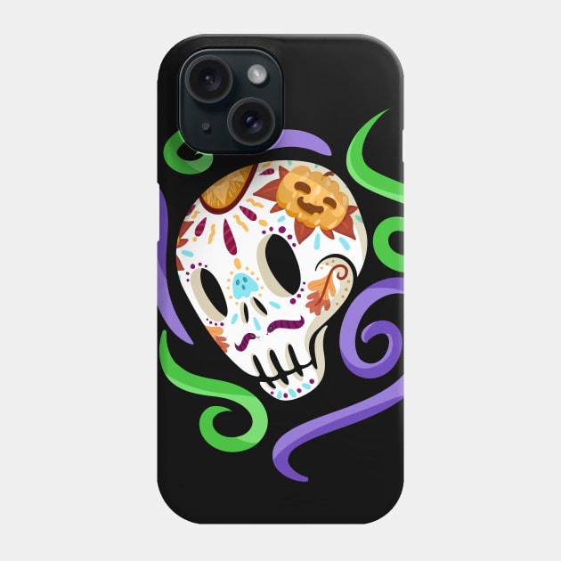 Halloween de muertos Phone Case by edgarOaks