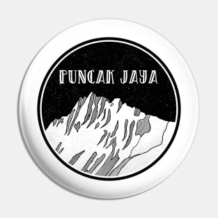 Puncak Jaya Mountain Indonesia Pin