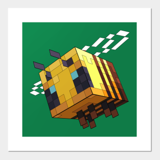 Minecraft Bee Posters And Art Prints Teepublic Uk