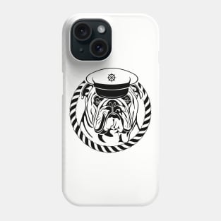 Funny Proud British Bulldog dog English Bulldog portrait Phone Case