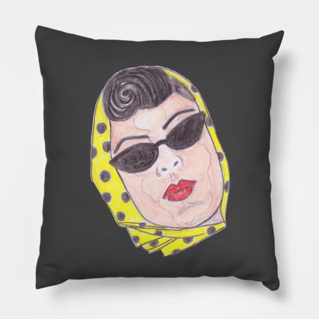 1940s Gal Pillow by MagsWilliamson