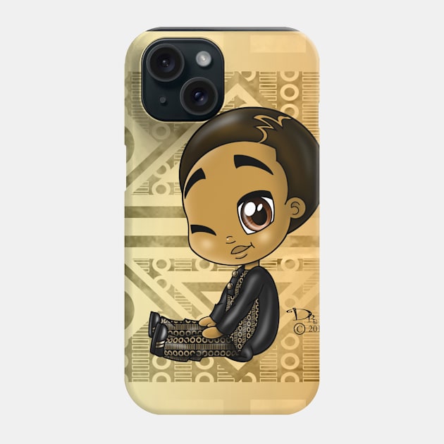 African American Boy Phone Case by treasured-gift