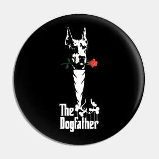 The Dog Father Funny Hollywood Parody Pin