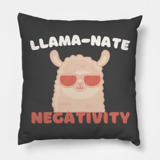 Kawaii Llama Animal Pun Pillow