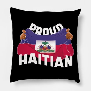 Happy Haitian Flag Day Celebration Haiti Proud Pillow