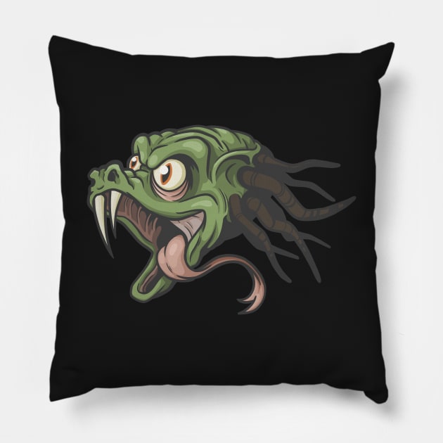 Ziltoid Head Pillow by Ginboy