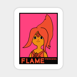 Flame Princess Ugly Face Magnet