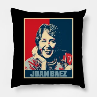 Joan Baez Hope Poster ART Pillow