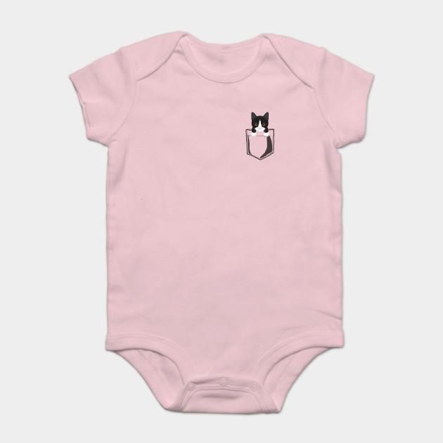 Pocket Tuxedo Kitty Tuxedo Onesie Teepublic