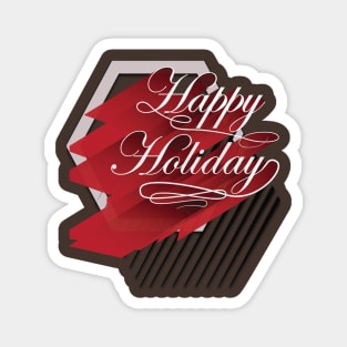 Happy Holidays Magnet