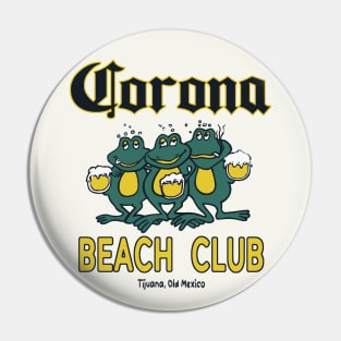 Corona Beach Club Pin