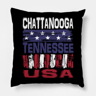 Chattanooga Tennessee USA T-Shirt Pillow