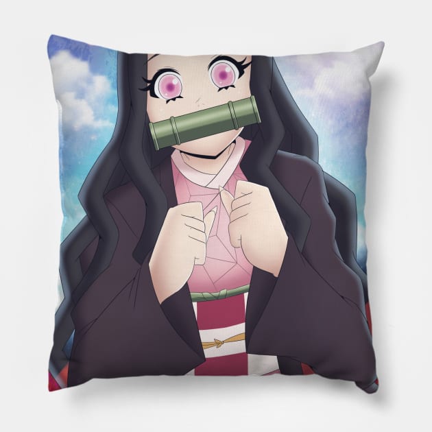 Nezuko Pillow by SenpaiLove