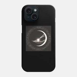 Embrace the Celestial Dance: Solar Eclipse T-Shirt Design Phone Case