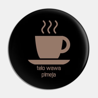 Coffee (Toki Pona) Pin