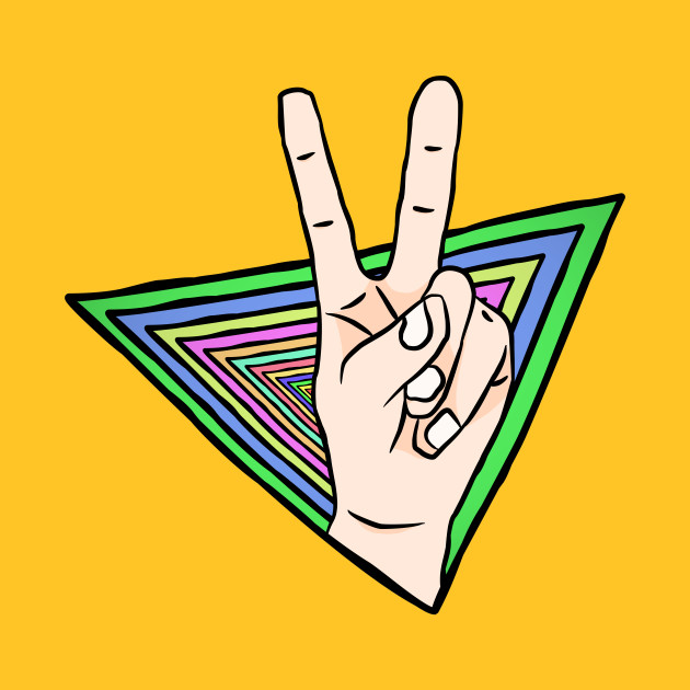 Download Radiant Colorful Peace Sign Hand Gesture - Peace Sign ...