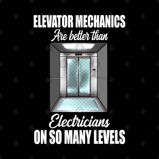 Elevator Mechanic by AmericanIllustrationsTees