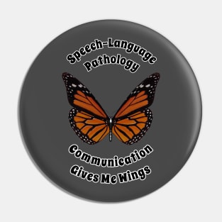 Speech Butterfly Pin