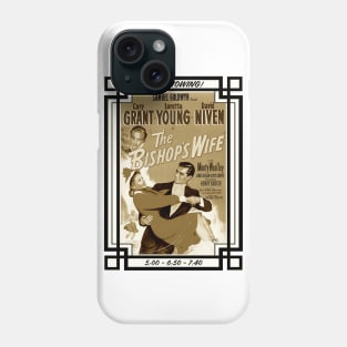 The Bishop's Wife Movie Poster (Sepia) Phone Case