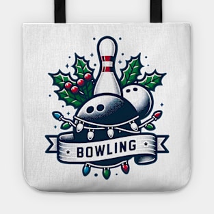 Bowling Christmas Tote