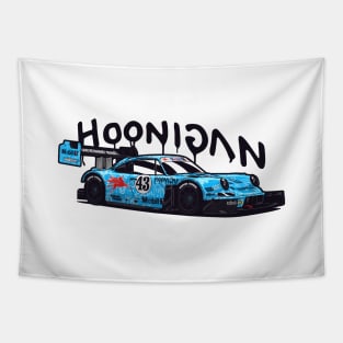 Blue Hoonipigasus Pikes Peak Race Tapestry