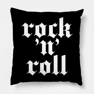 rock n roll logo Pillow