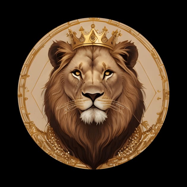 Regal Lion with Crown no.8 by Donperion