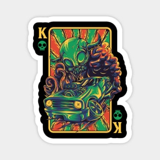 King Devil card Magnet