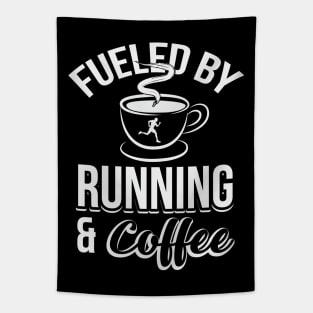 Fueled By Running And Coffee Tapestry