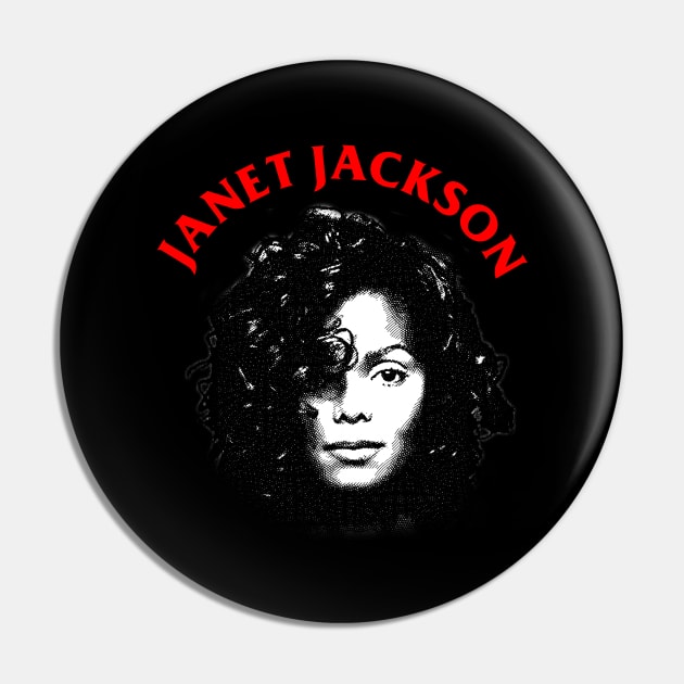 Janet - Engraving Pin by Parody Merch