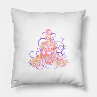 Sunlit Floral Gala Pillow