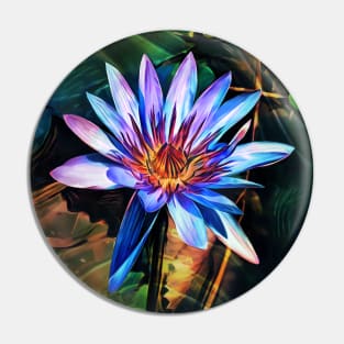 Blue Lotus Pin