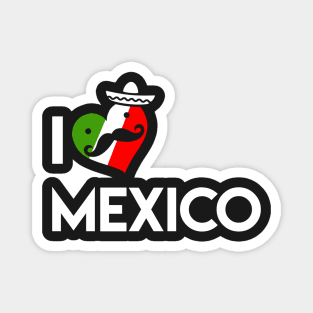 I Love Mexico Magnet