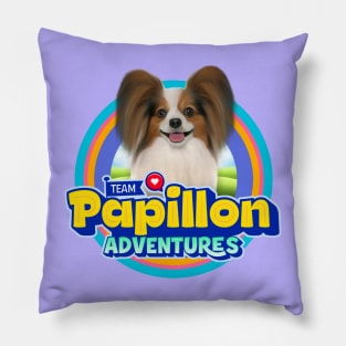 Papillon dog Pillow