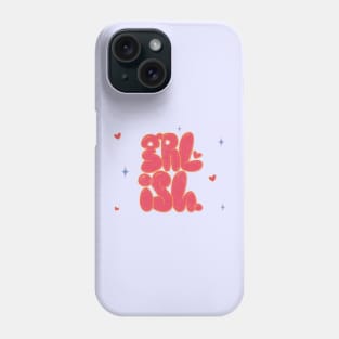 Girlish lettering Phone Case