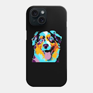 Australian Shepherd Pop Art - Dog Lover Gifts Phone Case