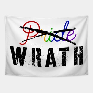 Wrath not Pride Tapestry