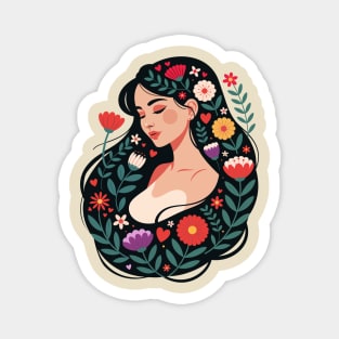 Flourishing Woman Magnet
