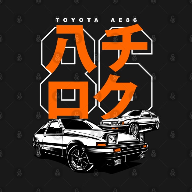 HACHIROKU - Toyota AE86 by rizadeli