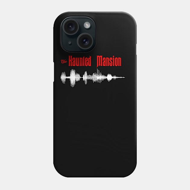 The Haunted Mansion Waveform Phone Case by kevfla