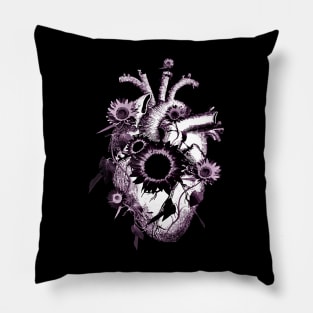 Floral heart 8 Pillow