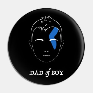 Dad of Boy v2 Pin