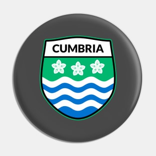 Cumbria Flag Badge Pin